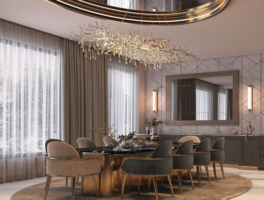 پروژه مسکونی- طراحی نشیمن پروژه مسکونی- طراحی نشیمن