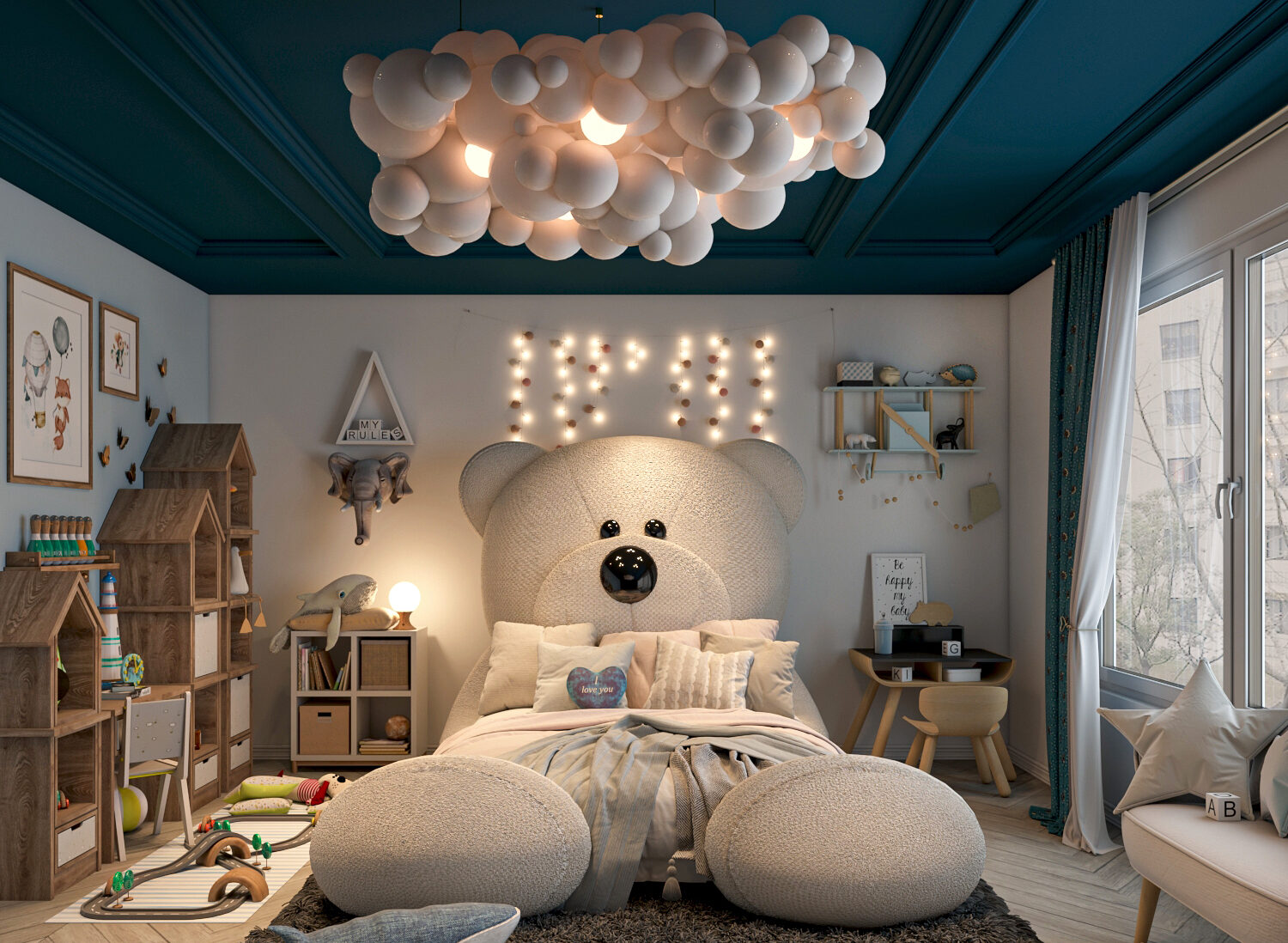 پروژه طراحی اتاق خواب کودک